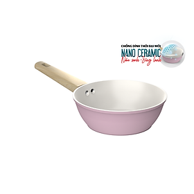 [Hàng chính hãng] Chảo phủ sứ Nano đáy từ Sunhouse Healthy SHG20-24-26MP - 20cm